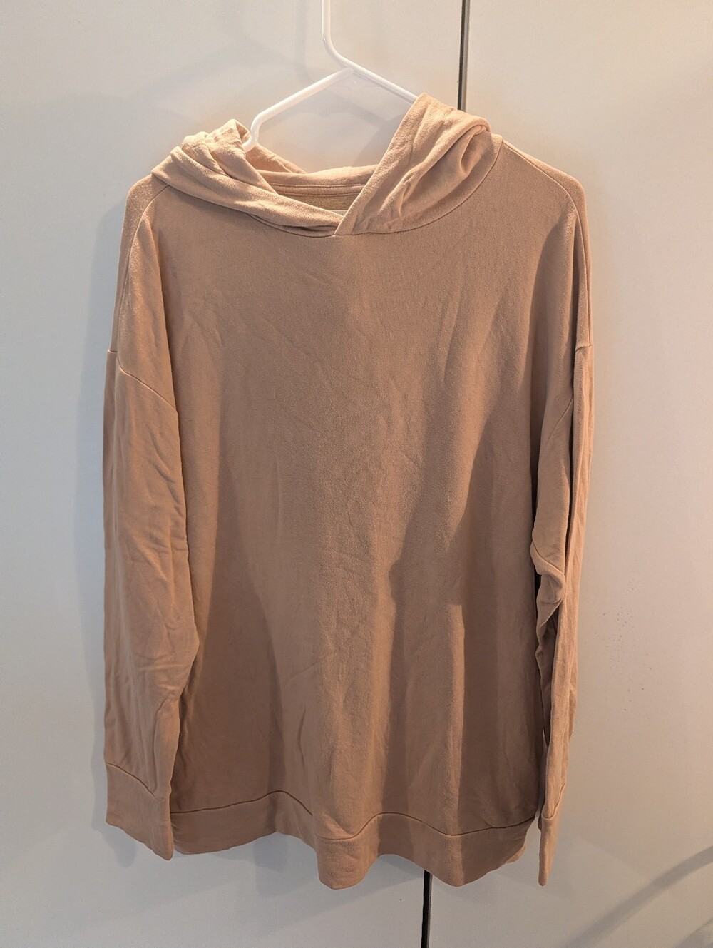 Aerie Offline Medium Woman's Light Beige Oversized Hoodie Pullover